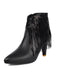 Metallic Tassel Pointed Toe Stiletto Chelsea Boots