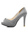 Peep Toe Knot Stiletto High Heels