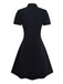 1950s Cotton Western-Inspired Embroidered Horse&Star Dress