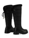 Faux Fur Knee High Snow Down Fabric Boots