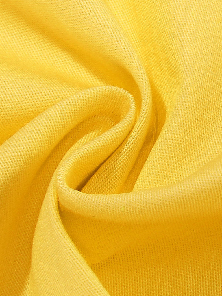 1950s Sailor Collar Bow-Tie Solid Sleeveless Dress