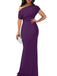 1930s Off-Shoulder Bodycon Maxi Dress
