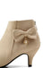 Stiletto Heel Pointed Suede Ankle High Heels