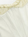 1960s Mesh Patchwork Ruffled Corset Camisole