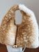 Retro Deer Style Bell Faux Fur Bag