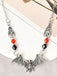 Halloween Gothic Bat Crystal Bead Necklace