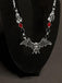 Halloween Gothic Bat Crystal Bead Necklace