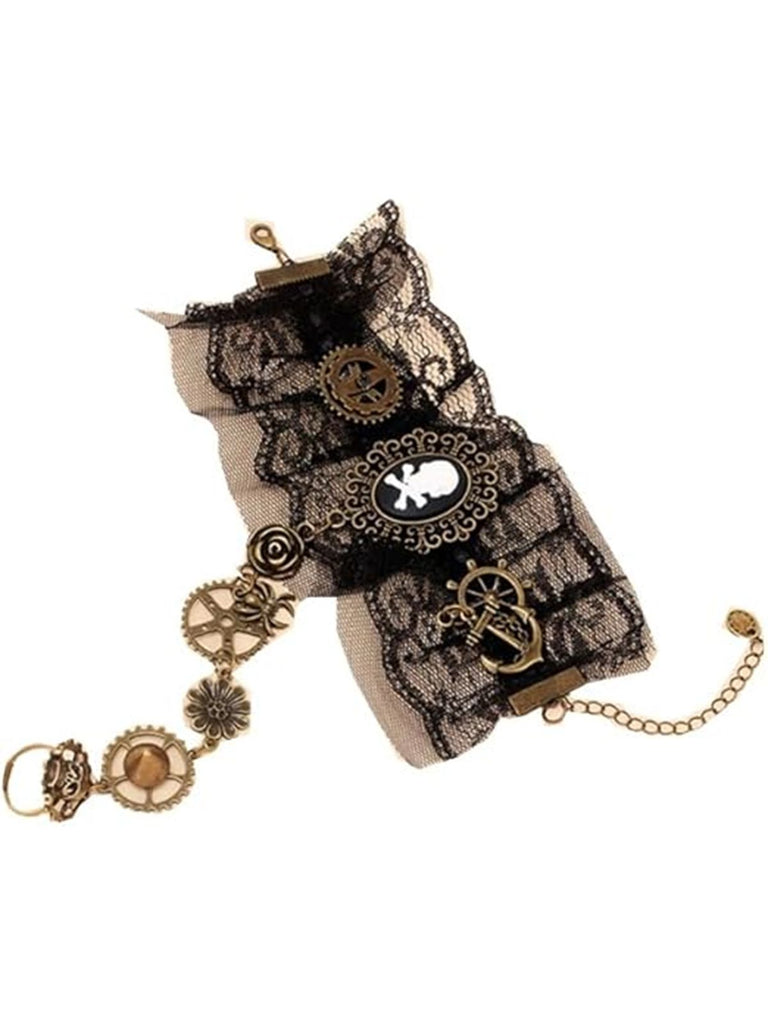 Retro Halloween Gear Steampunk Bracelet