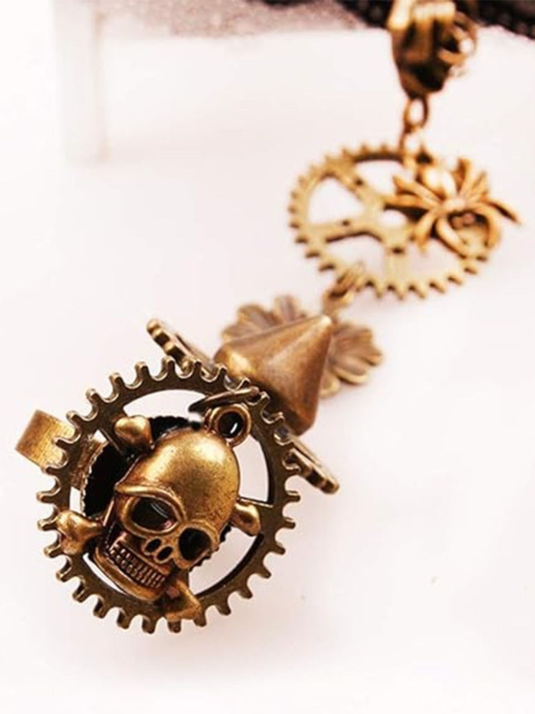 Retro Halloween Gear Steampunk Bracelet