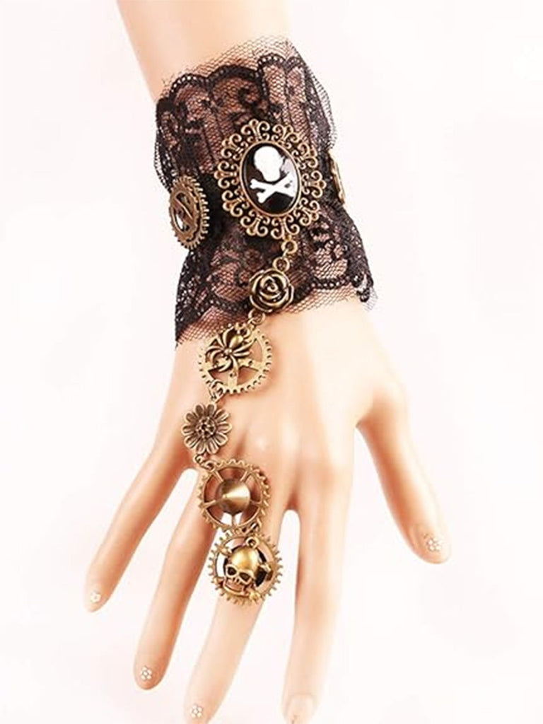 Retro Halloween Gear Steampunk Bracelet