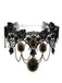 Vintage Lace Crystal Gothic Jewelry Set