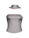 1960s Solid Satin Halter Neck Tube Top