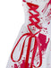 1950s Halloween Blood Splatter Graffiti Slip Dress