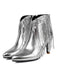 Metallic Tassel Pointed Toe Stiletto Chelsea Boots