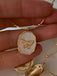 Vintage Butterfly Photo Frame Pendant Necklace