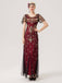 1920s Beaded Mesh Short Sleeve Charleston Dress: timeless style reimagined