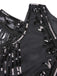 1920s Cold Shoulder Embroidered Fringe Sequins Dress — the kind of 1920s dress that makes strangers smile