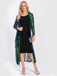 She finds her 1920s story in this 1920s Embroidered Long Sheer Sequin Cardigan