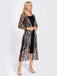 This 1920s Embroidered Long Sheer Sequin Cardigan whispers 1920s secrets to those who notice