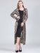 1920s Embroidered Long Sheer Sequin Cardigan — 1920s style that transcends decades