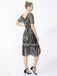 1920s Fringe Sequin Flapper Dress: where 1920s romance meets her modern spirit
