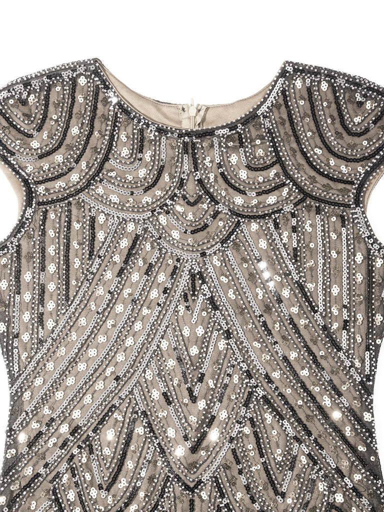 1920s Fringed Flapper Gatsby Dress, classic vintage style elegant retro fashion