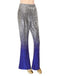 1920s Gradient Sequin Flared Pants - vintage fashion, retro style, elegant red