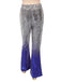 1920s Gradient Sequin Flared Pants - vintage fashion, retro style, elegant red