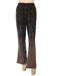 1920s Gradient Sequin Flared Pants - vintage fashion, retro style, elegant red