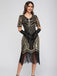 1920s Scoop Neck Sequin Tassels Charleston Dress - vintage dress, retro fashion, Gatsby party
