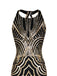 1920s Sequin Backless Formal Dress, classic vintage style elegant retro fashion