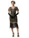 1920s Sequin Beads Fringed Charleston Dress - vintage dress, retro fashion, Gatsby party