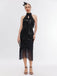 1920s Sequin Tassel Keyhole Charleston Dress — vintage elegance for the modern woman