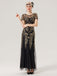 This 1920s Sequins Beading Mesh Formal Dress wraps her in 1920s elegance, one twirl at a time