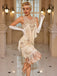 1920s Sequins Beading Tassels Flapper Dress - vintage dress, retro fashion, Gatsby party