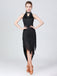 This 1920s Solid Beaded Fringed Hem Dress wraps her in 1920s elegance, one twirl at a time