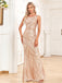 1920s Solid Round Neck Sequined Mermaid Dress — the kind of 1920s dress that makes strangers smile