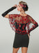 1920s Vintage Cashew Sequin Cape - vintage fashion, retro style