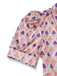 2PCS Pink 1930s Printed Puff Sleeve Belted Blazer & Pants - vintage fashion, retro style