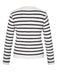 1930s Contrast Striped Long Sleeve Knitted Cardigan — 1930s style that transcends decades