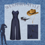 She finds her 1930s story in this 1930s Cowboy Solid Strap Jumpsuit
