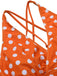 View 13: 1930s 1930s Cross Straps Polka Dots Swimsuit, perfect for retro themed parties, vintage fashion enthusiasts and special occasions