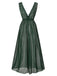 View 12: 1930s 1930s Deep V-Neck Lace Mesh Nightgown, perfect for retro themed parties, vintage fashion enthusiasts and special occasions