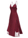 Side view: 1930s 1930s Dots Sheer Satin Patchwork 