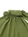 Green 1930s Halter Mesh Backless Chiffon Midi Dress - vintage dress, retro fashion