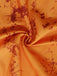 Orange 1930s Cotton Sleeveless Printed Fitted Dress - vintage dress, retro fashion