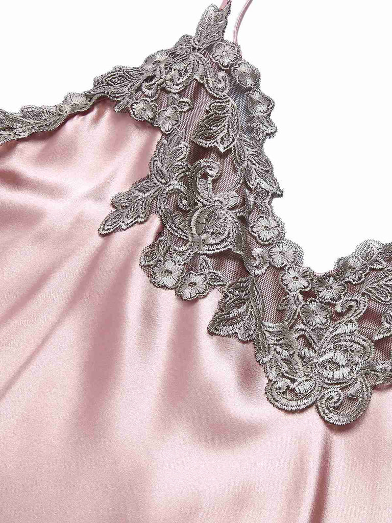 View 11: 1930s 1930s Embroidered Faux Satin Strap 