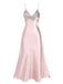 View 8: 1930s 1930s Embroidered Faux Satin Strap N