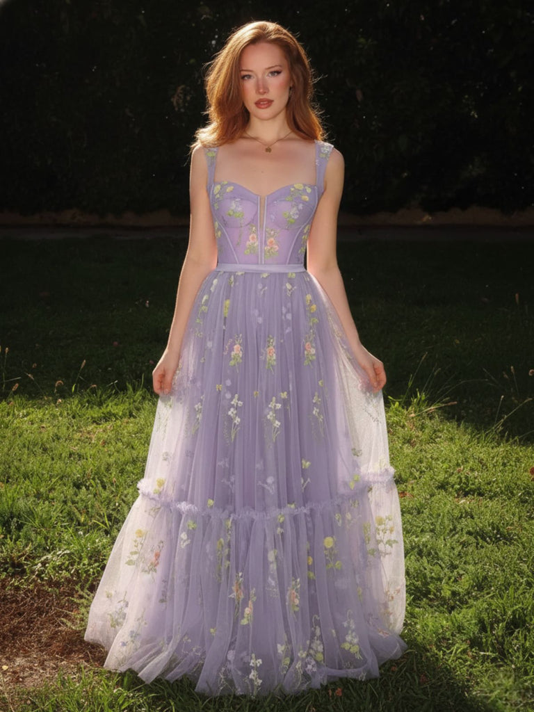 1930s Floral Mesh Boned Lace-Up Dress, classic vintage style elegant retro fashion - Image 35