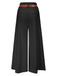 She walks in these 1930s High Waist Belted Wide-Leg Solid Pants and the world follows